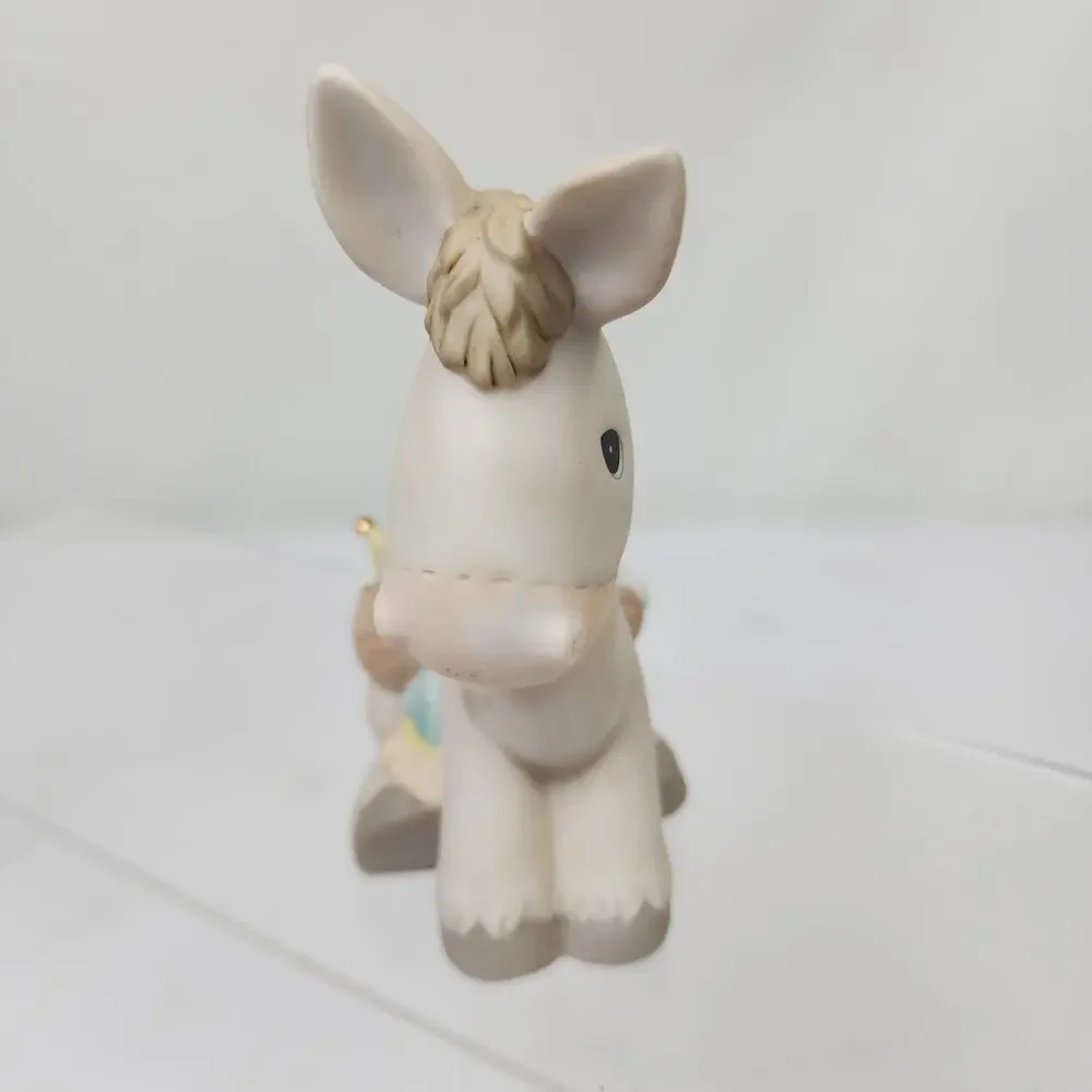 Precious Moments Replacement Donkey Crown Him King of Kings Nativity Gold 2004
